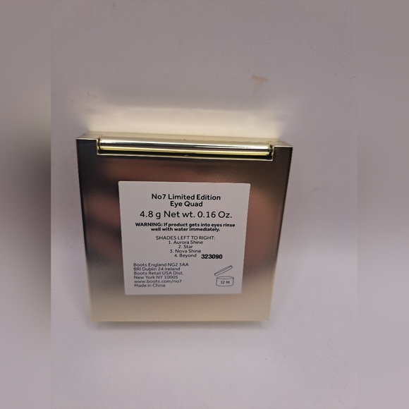 NWT Limited Edition No.7 Eyeshadow Palette - Picture 2 of 9